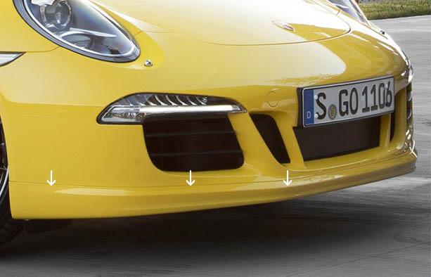 Replacement Spoiler Lip 991 GTS Sport Design Suncoast Porsche